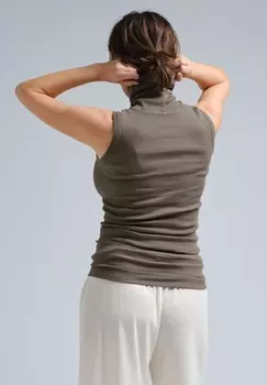 Топ FLEUR Seamless Basic, темно-зеленый