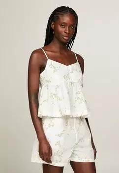Топ FLORAL CROPPED FIT SPAGHETTI STRAP Tommy Jeans, разноцветный