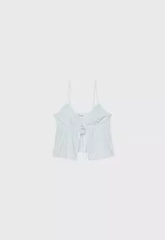 Топ Flowing Stradivarius, синий