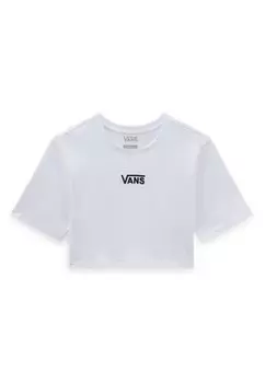 Топ FLYING CREW CROP II. Vans, цвет white