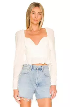 Топ Free People Chloe, белый