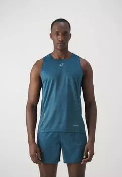 Топ Fujitrail Singlet ASICS, цвет magnetic blue