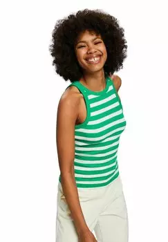 Топ GESTREIFTES TANK Esprit, цвет green
