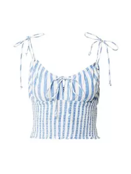 Топ Gina Tricot Moa, дым синий