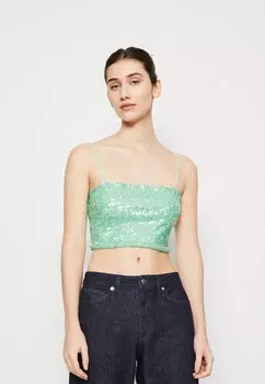 Топ Gina Tricot, зеленый