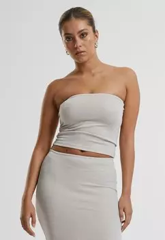 Топ GLITTER BANDEAU Urban Classics, белый