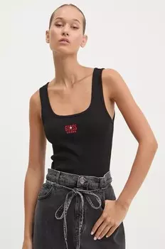 Топ Guess Jeans, черный