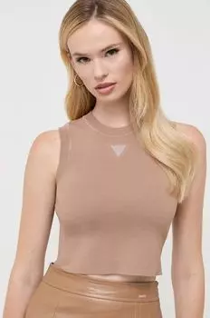 Топ Guess, коричневый