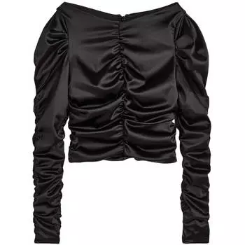 Топ H&M Gathered, черный