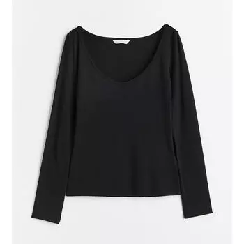 Топ H&M Jersey, чёрный