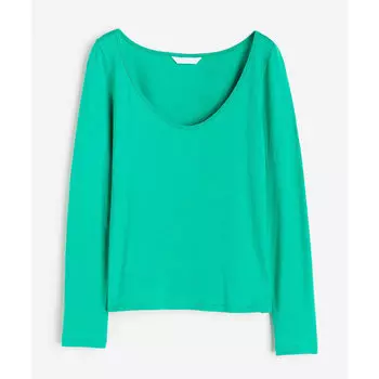 Топ H&amp;M Jersey, зелёный