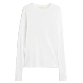 Топ H&M Pima Cotton Jersey, белый