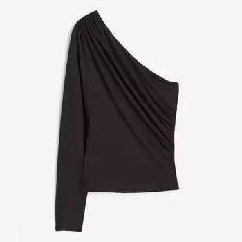 Топ H&M One-shoulder, черный