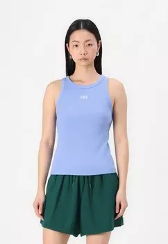 Топ HALTER LOGO GAP, синий