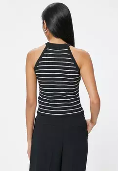 Топ HALTER NECK Koton, черный