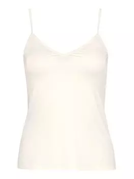Топ Hanro Satin Deluxe, от белого