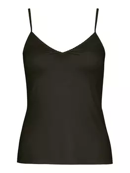 Топ Hanro Spaghetti Satin Deluxe, черный