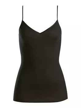 Топ Hanro Top Cotton Seamless, черный