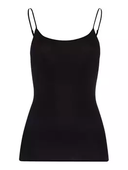 Топ Hanro Top Cotton Seamless, черный