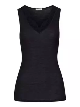 Топ Hanro Trger Woolen Lace, черный