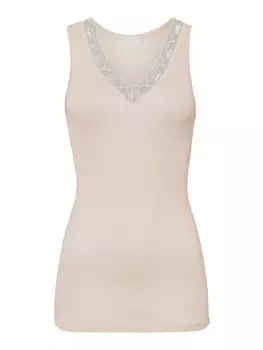 Топ Hanro Trger Woolen Lace, цвет pumice