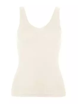 Топ Hanro Woolen Silk, белый