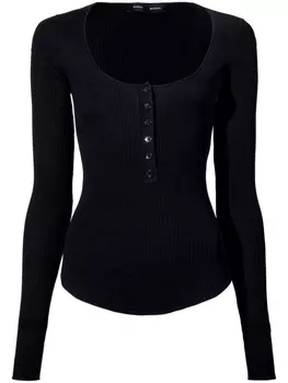 Топ хенли Boyd Proenza Schouler, черный
