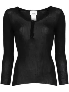 Топ хенли Lamylic ISABEL MARANT, черный