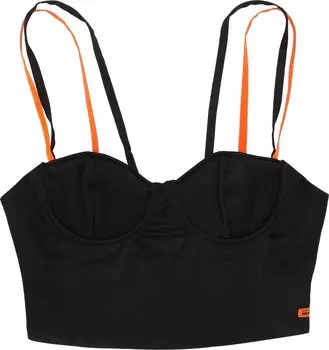 Топ Heron Preston Hwc Zip Slip Corset Top 'Black', черный