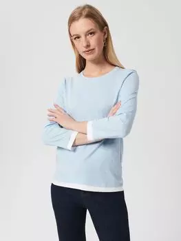 Топ Hobbs Amelie Contrast Cuff, темно-синий