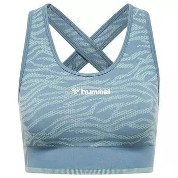 Топ Hummel MT Saga Seamless, синий
