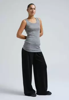 Топ ISA Merino Seamless Basic, серый