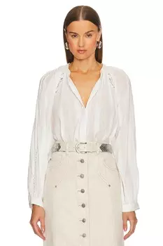 Топ Isabel Marant Etoile Janelle, белый