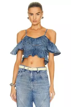 Топ Isabel Marant Etoile Voloteo, синий