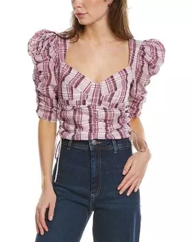 Топ Isabel Marant toile Galaor, розовый