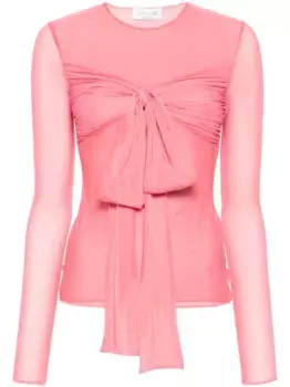 Топ из джерси BLUMARINE, розовый