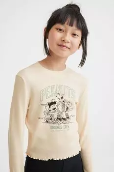 Топ из джерси с принтом H&amp;M