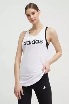 Топ из хлопка GL0567 adidas, белый