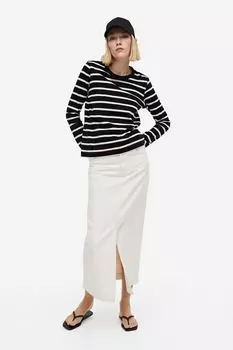 Топ из хлопкового трикотажа H&M