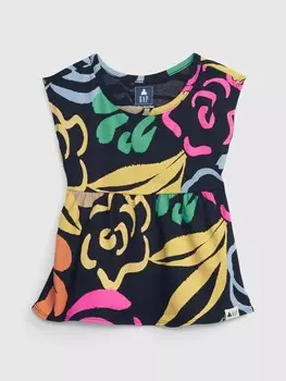 Топ из органического хлопка Gap, мультиколор