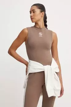 Топ ЭЛА Guess, коричневый