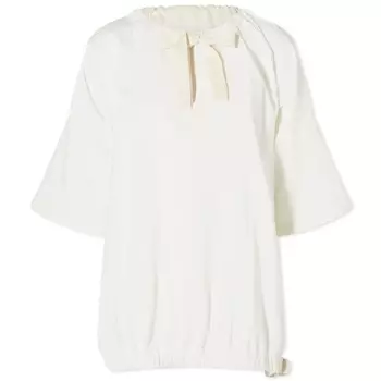 Топ Jil Sander+ Tie Front, кремовый