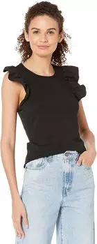 Топ Joe's Jeans Melinda Flutter Sleeve Tank, цвет Obsidian
