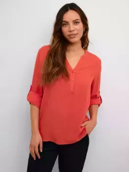 Топ KAFFE Milia Linen Blend