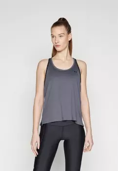Топ KNOCKOUT TANK Under Armour, цвет castlerock/black