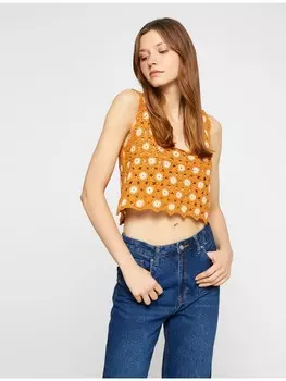 Топ KOTON Tank, цвет beige gemustert
