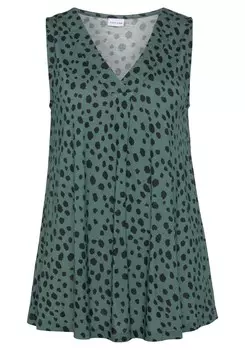 Топ LASCANA, цвет Emerald/Dark green