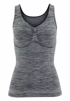 Топ LASCANA Shaping, цвет grau-meliert