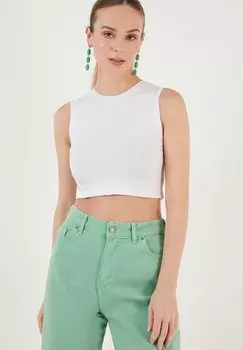 Топ LELA, цвет white