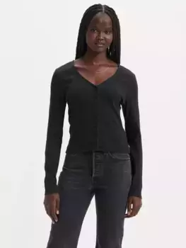 Топ Levi's Muse Button Knit, цвет caviar